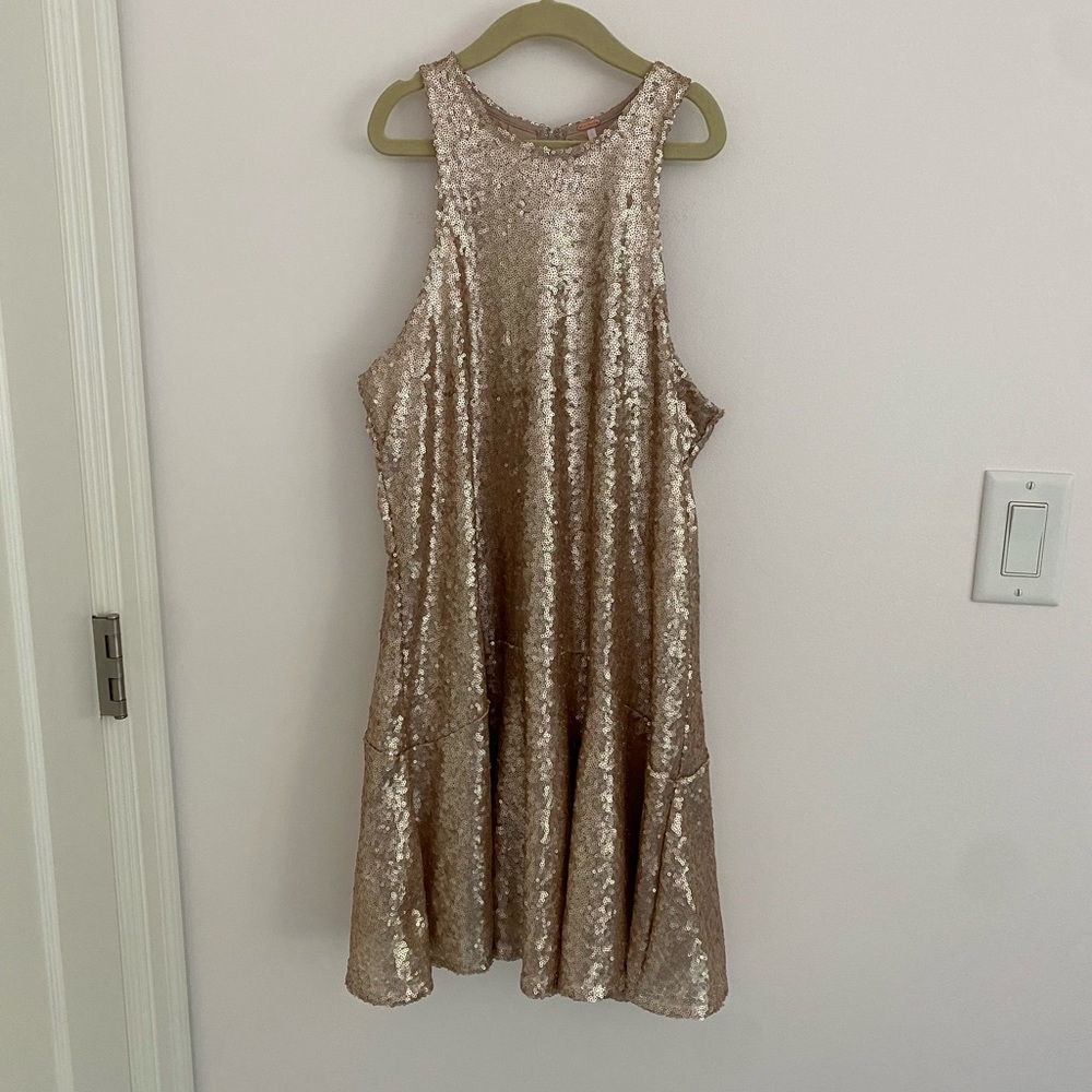 Free People Glittery Party Dress